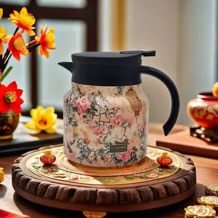 Big 1L Insulated Tea Pot with Strainer