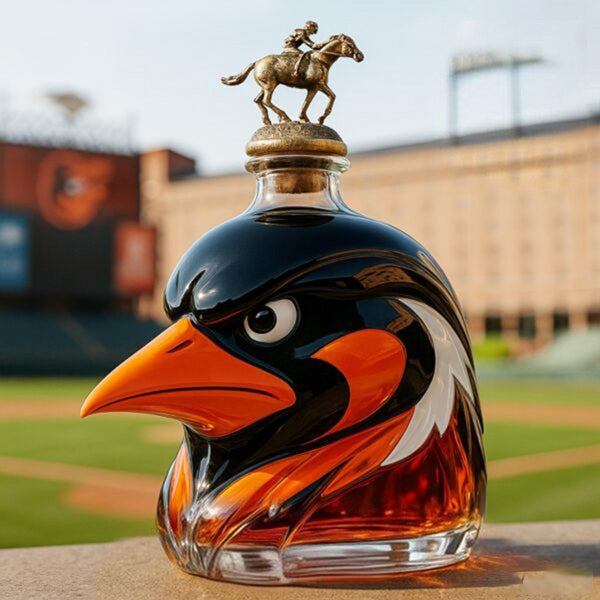 Authentic MLB Orioles Liquor Decanter