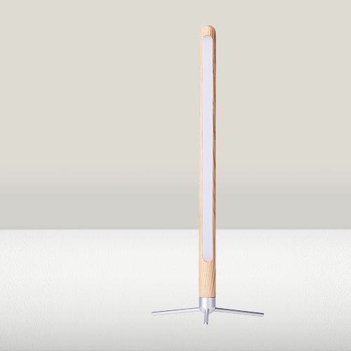 Rustic Wooden Desk Light Lamp