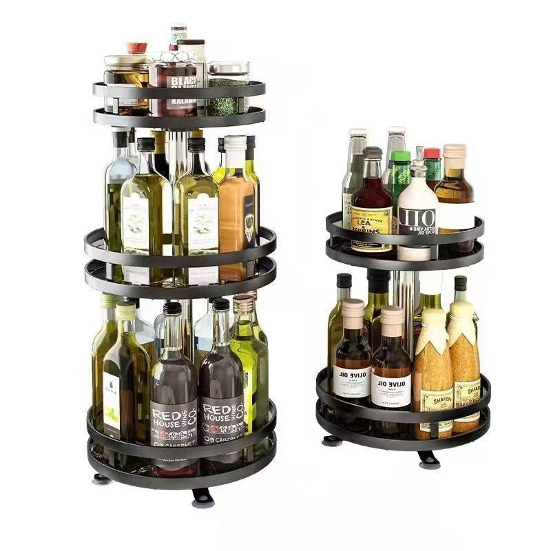 Adjustable Spice Storage Rack Organizer