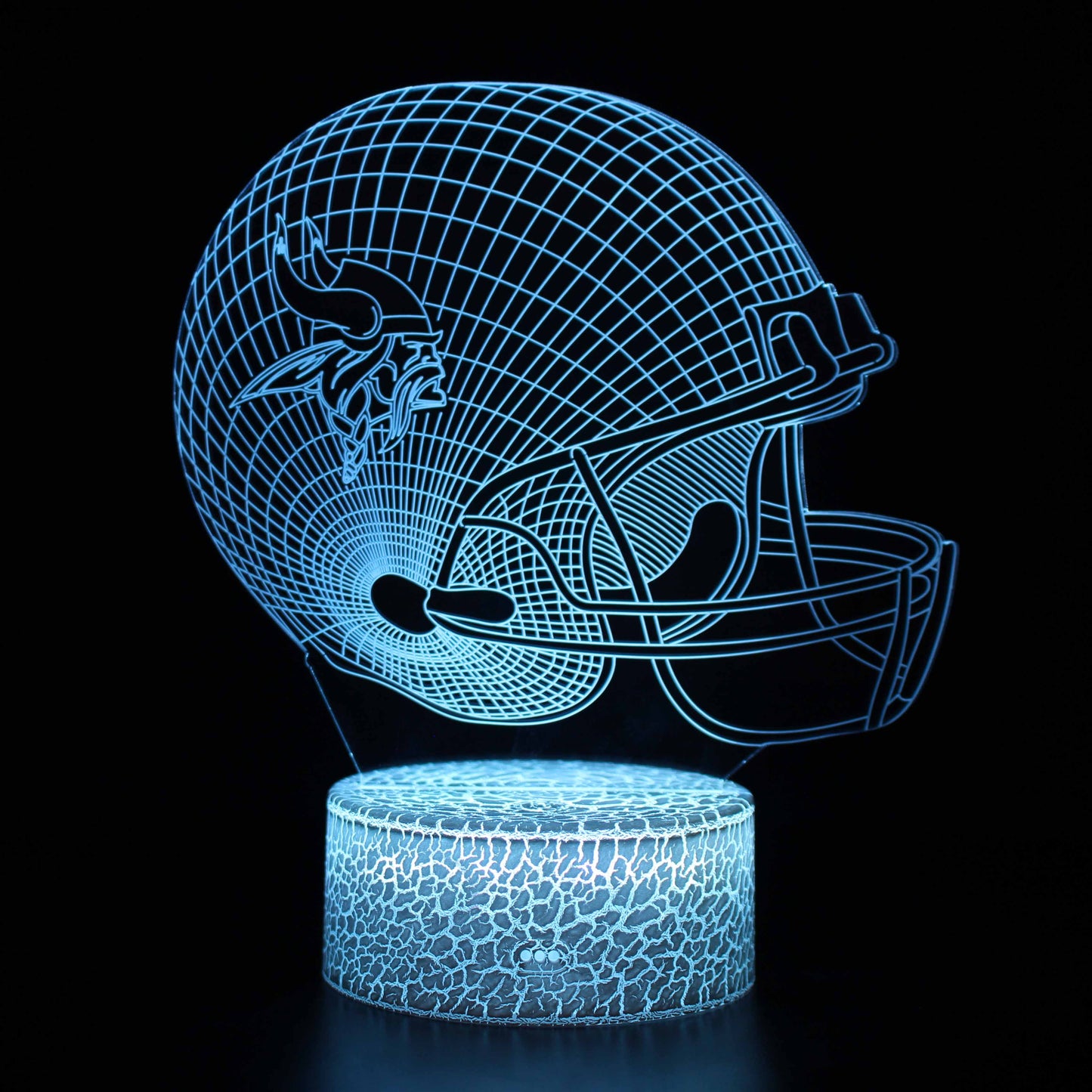 NFL Team 3D Helmet Table Lamp - Luxicro