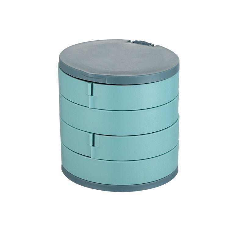 Spinning Jewelry Organizer Box for Women
