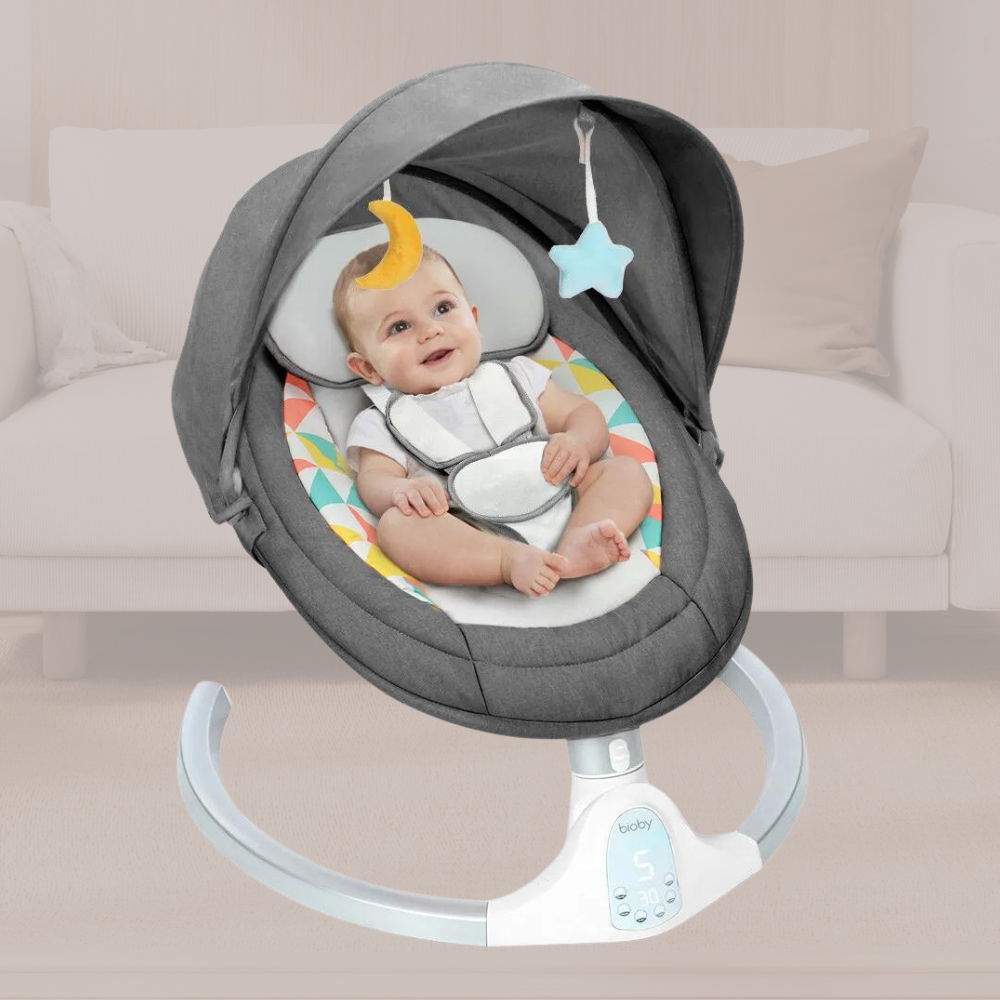Deluxe Baby Rocker And Swing Set - Luxicro
