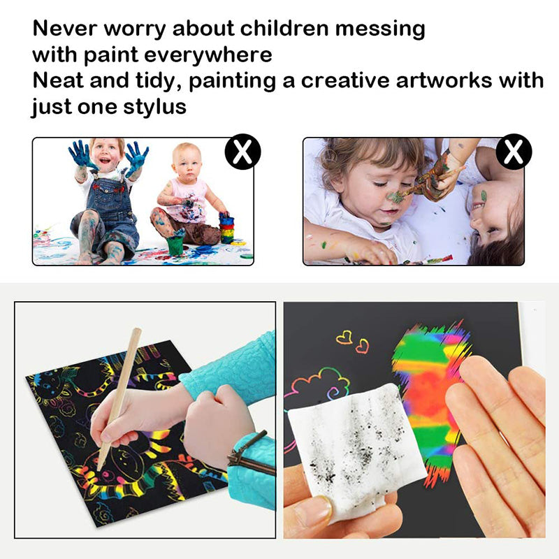 Vibrant Scratch Off Gift Cards with Fun Colors