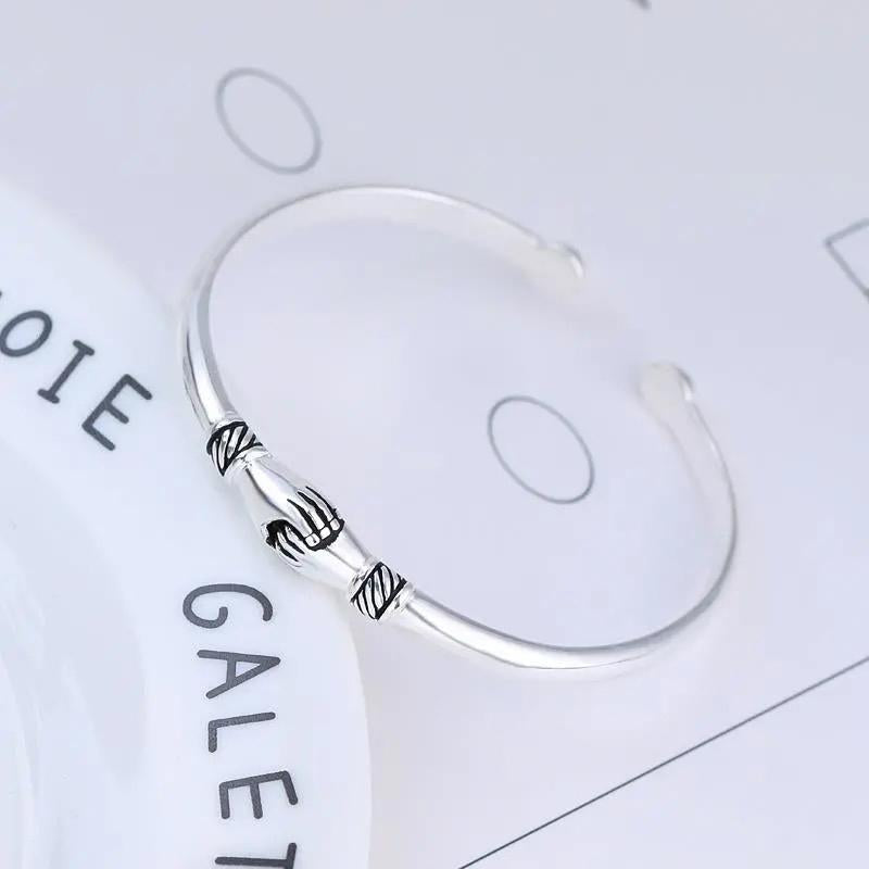 Best Friend Handshake Charm Bracelet