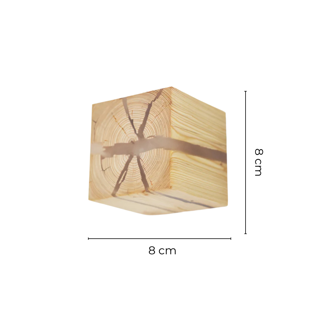 Contemporary Wood LED Sconce Light