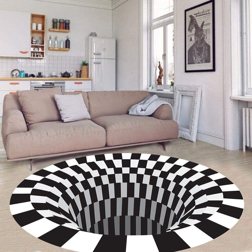 Unique Optical Illusion Area Rug - Luxicro