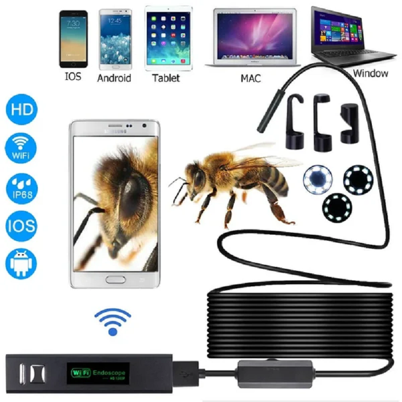 Portable WiFi Borescope Inspection Camera