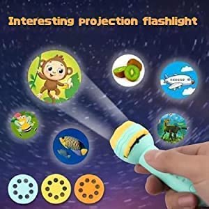 Fun Kids Projection Night Light Flashlight