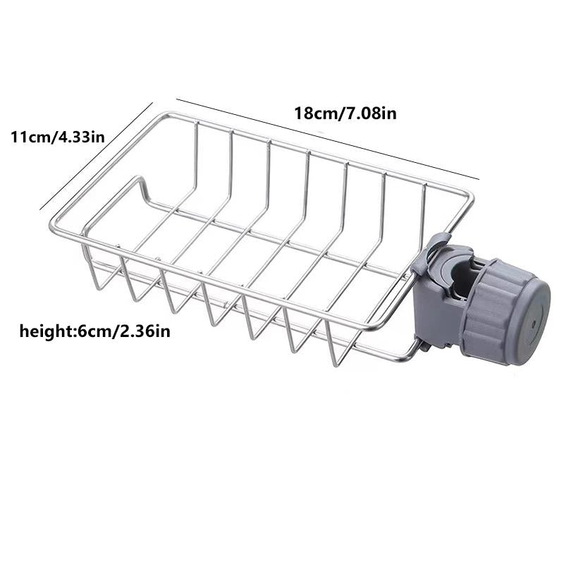 Rotating Kitchen Sink Organizer Rack - Luxicro