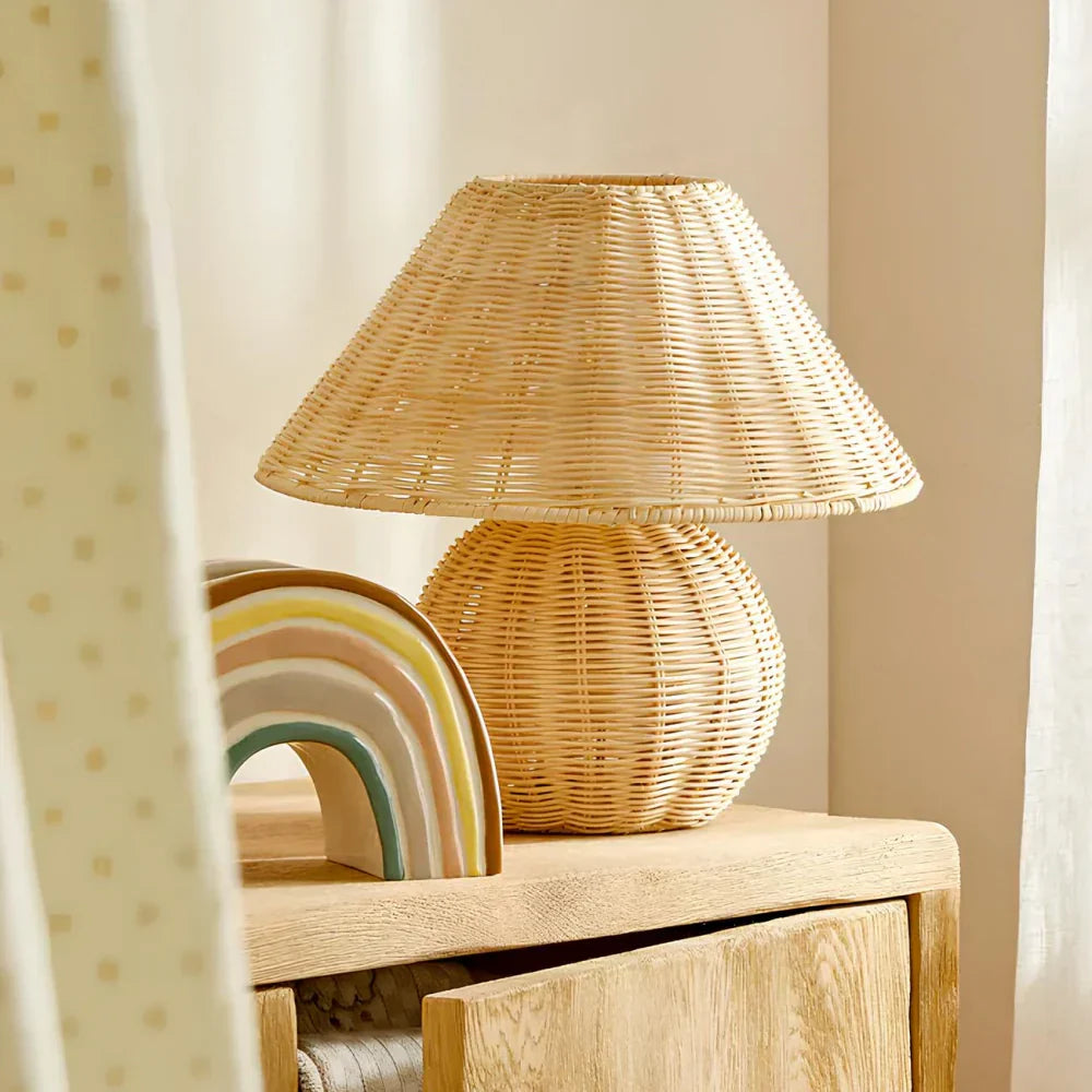 Textured Cloth Table Lamp - Luxicro