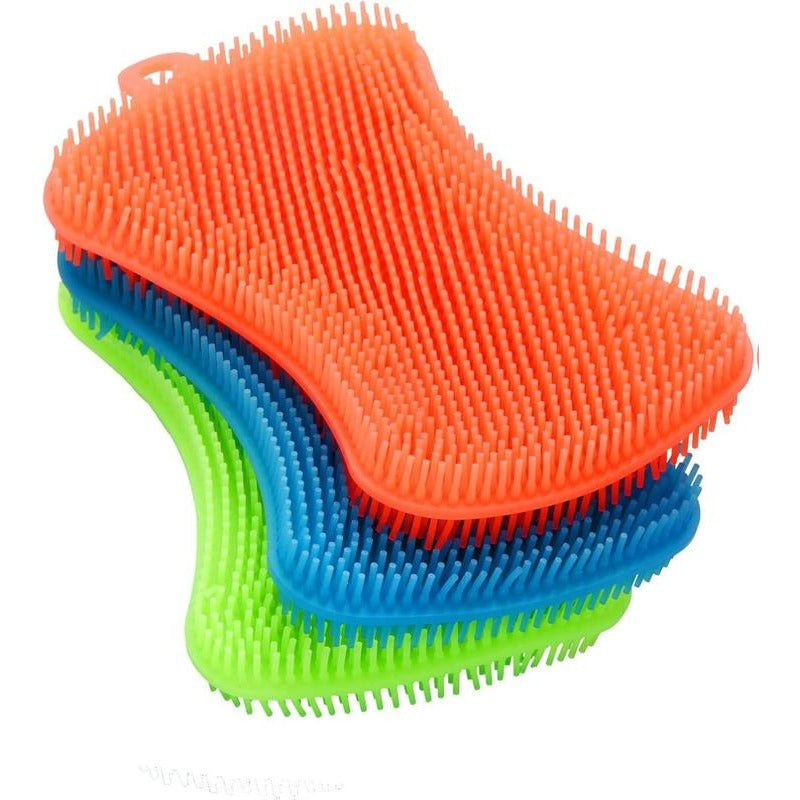 Non Slip Gentle Scrubber Sponge Set - Luxicro