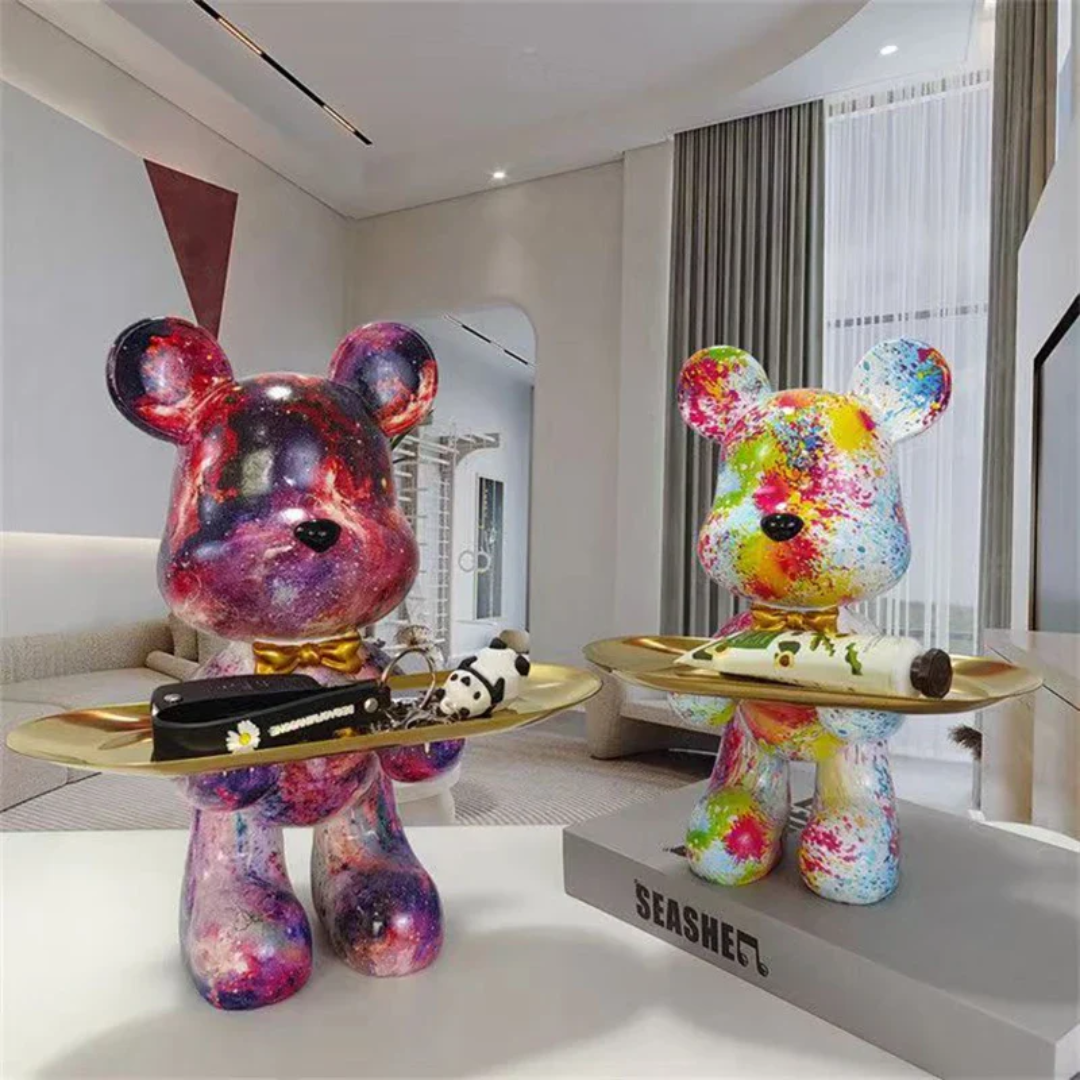 City Style Bear Collectible Statue