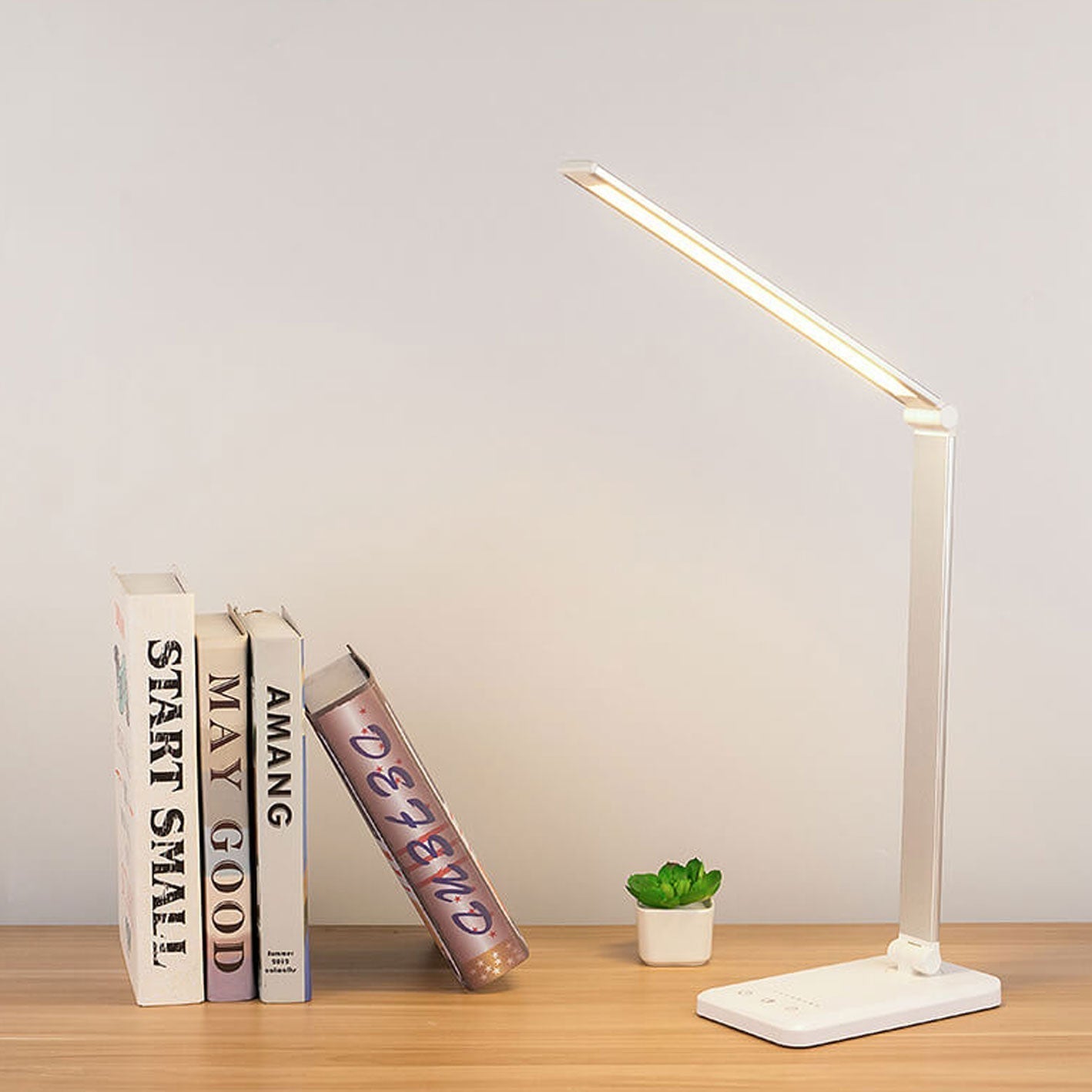 Modern Foldable LED Desk Light with Dimmer