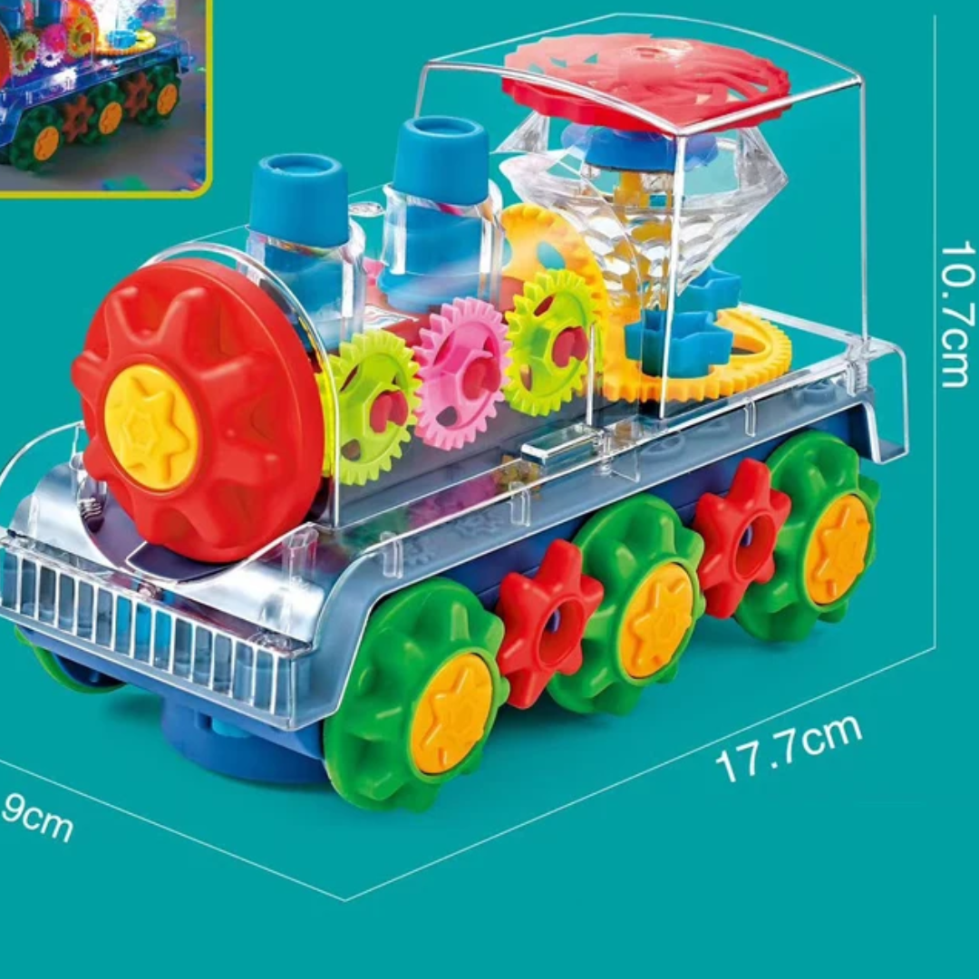 Musical Colorful Train Table Lamp
