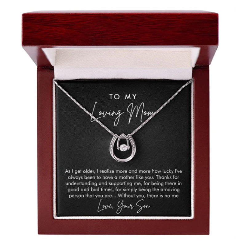 Stylish Horse Shoe Pendant Necklace