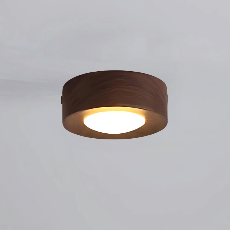 Rustic Wooden Pendant Lamp