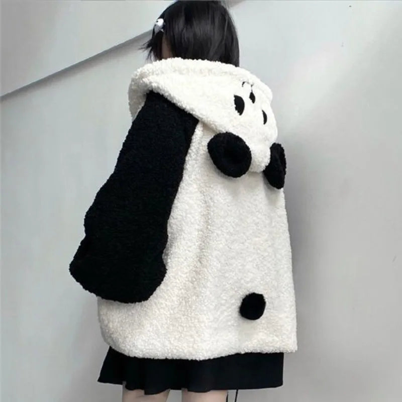 Cute Cartoon Cozy Fleece Sweatshirt - Luxicro