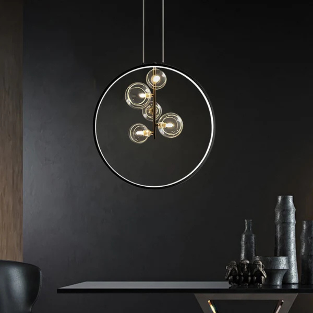 Elegant Matte Black Pendant Lamp
