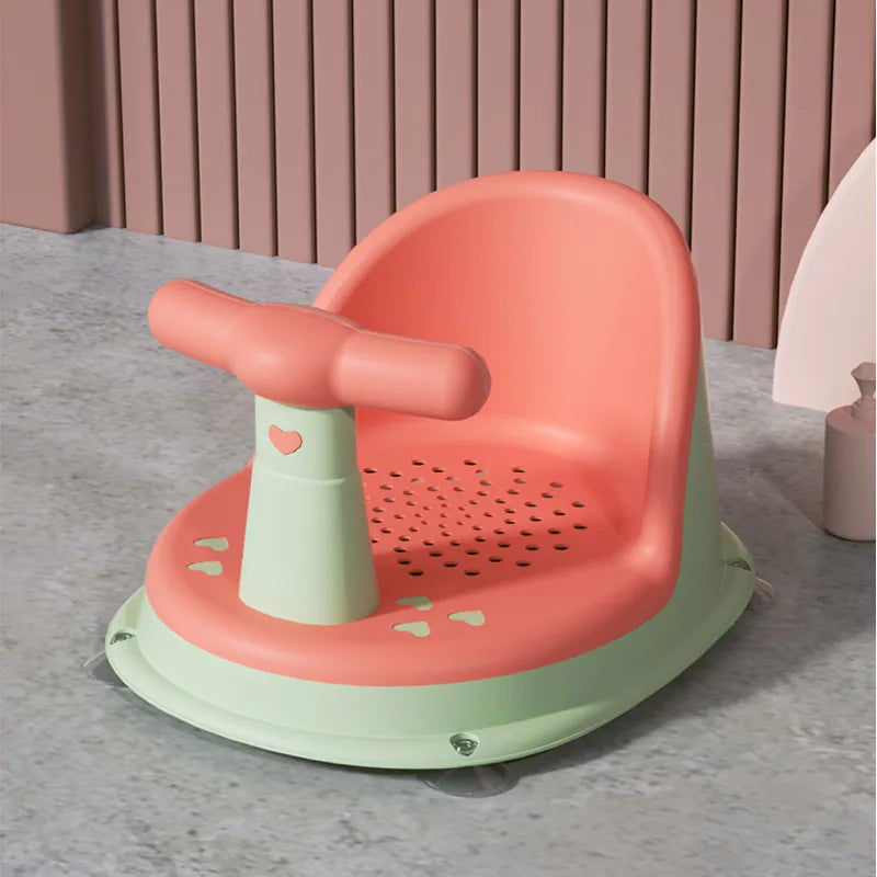 Secure Baby Bath Seat with Easy Grip Handle