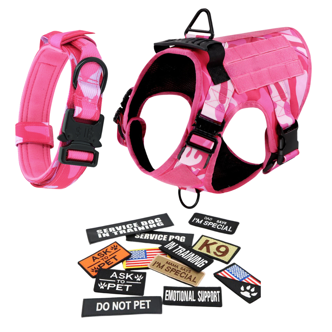 Durable Dog Vest Harness With Front Clip And Back Handle