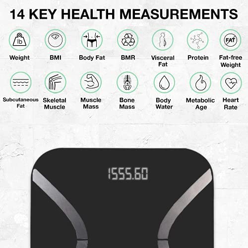 Accurate Digital Weight Scale with Body Fat Analyzer