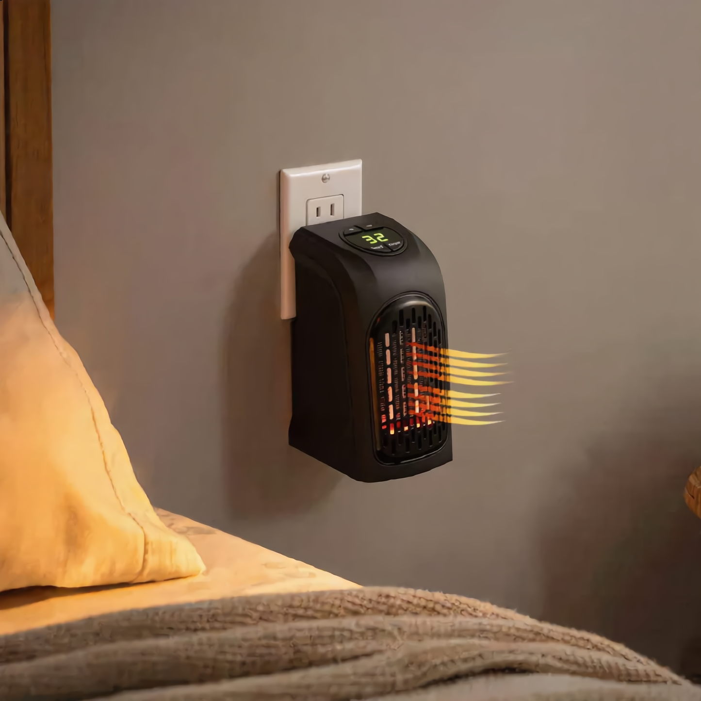 Compact Portable Plug In Space Heater