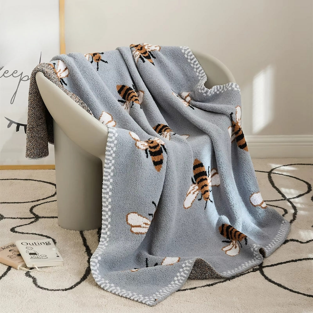 Cozy Honeycomb Plush Blanket - Luxicro