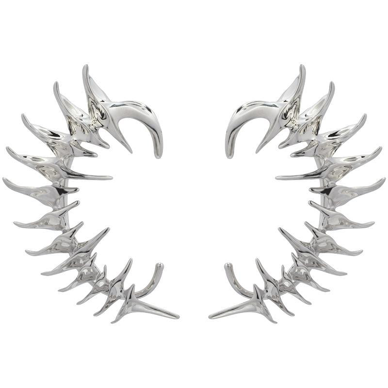 Trendy Punk Spike Earrings Clip