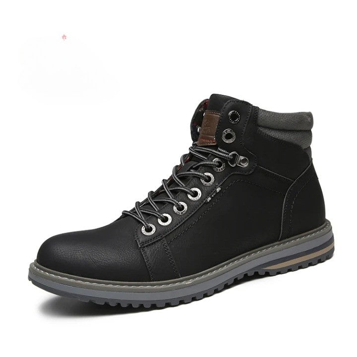 Timeless Tan Leather Strap Ankle Boots