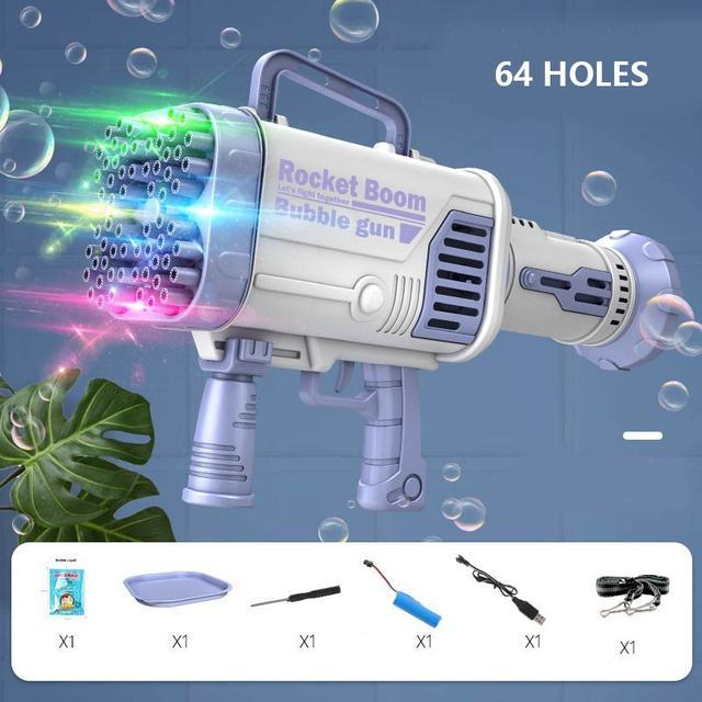 Fun LED Bubble Machine Toy - Luxicro