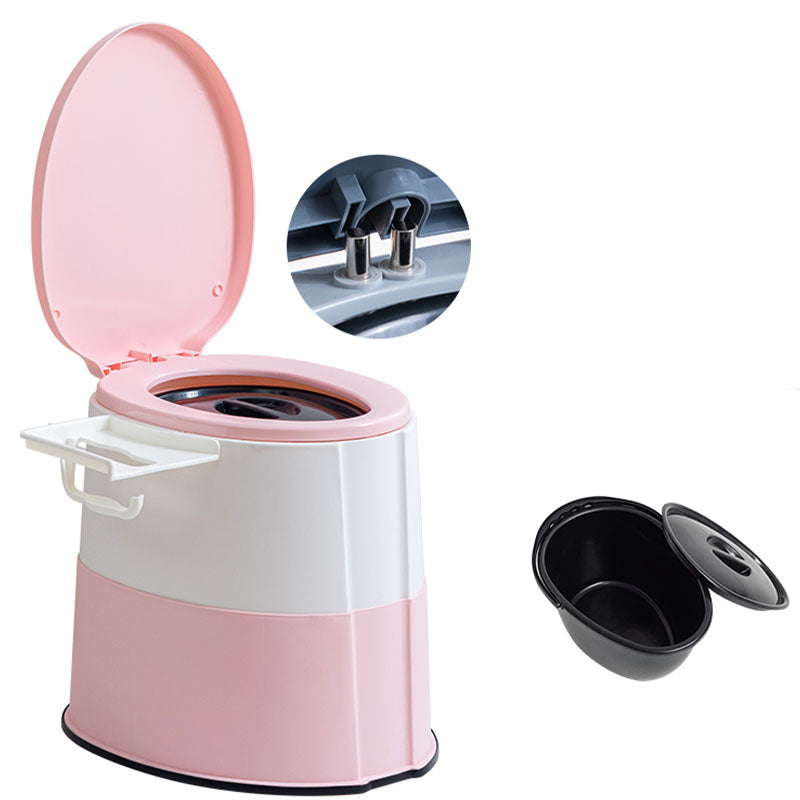 Standard White Toilet Bowl with Seat