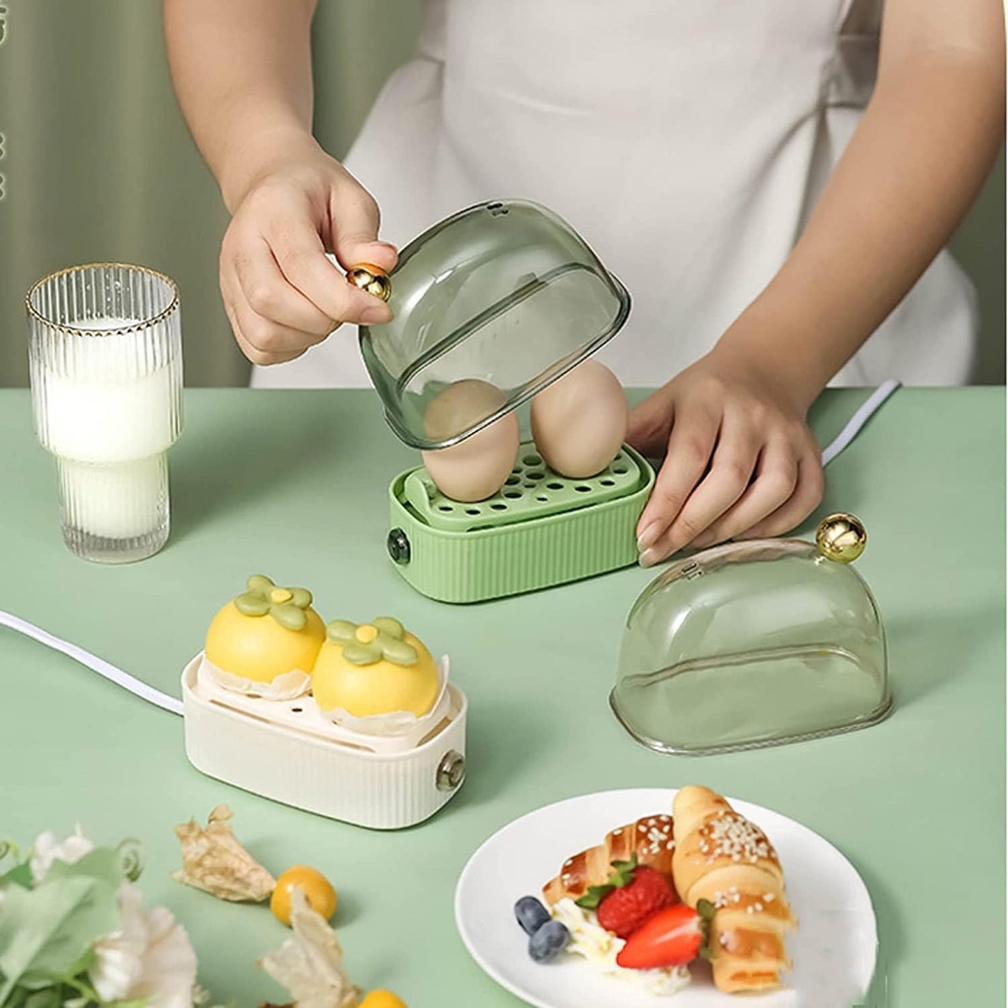 Mini Automatic 2 Egg Cooker - Luxicro