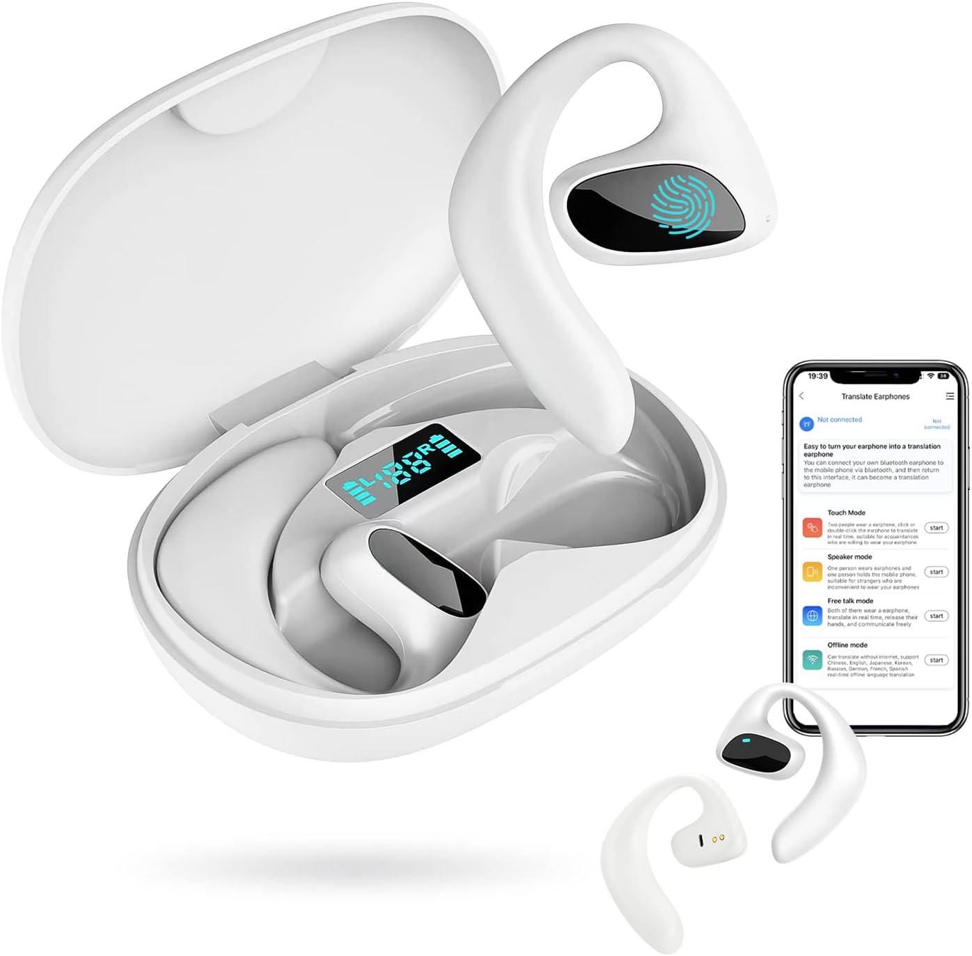 Wireless Multi Language Earbuds - Luxicro