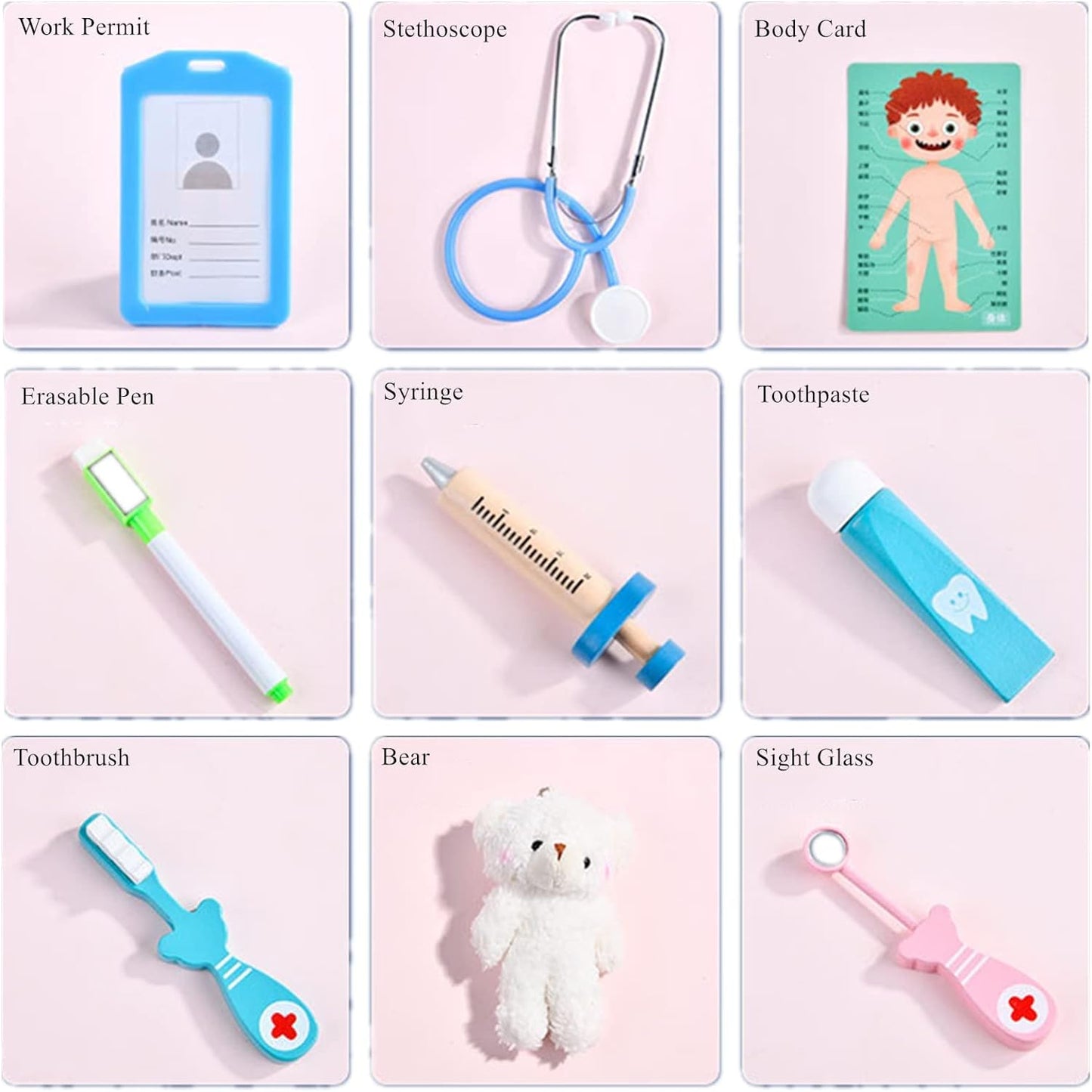 Kids Doctor Playset with Hospital Store