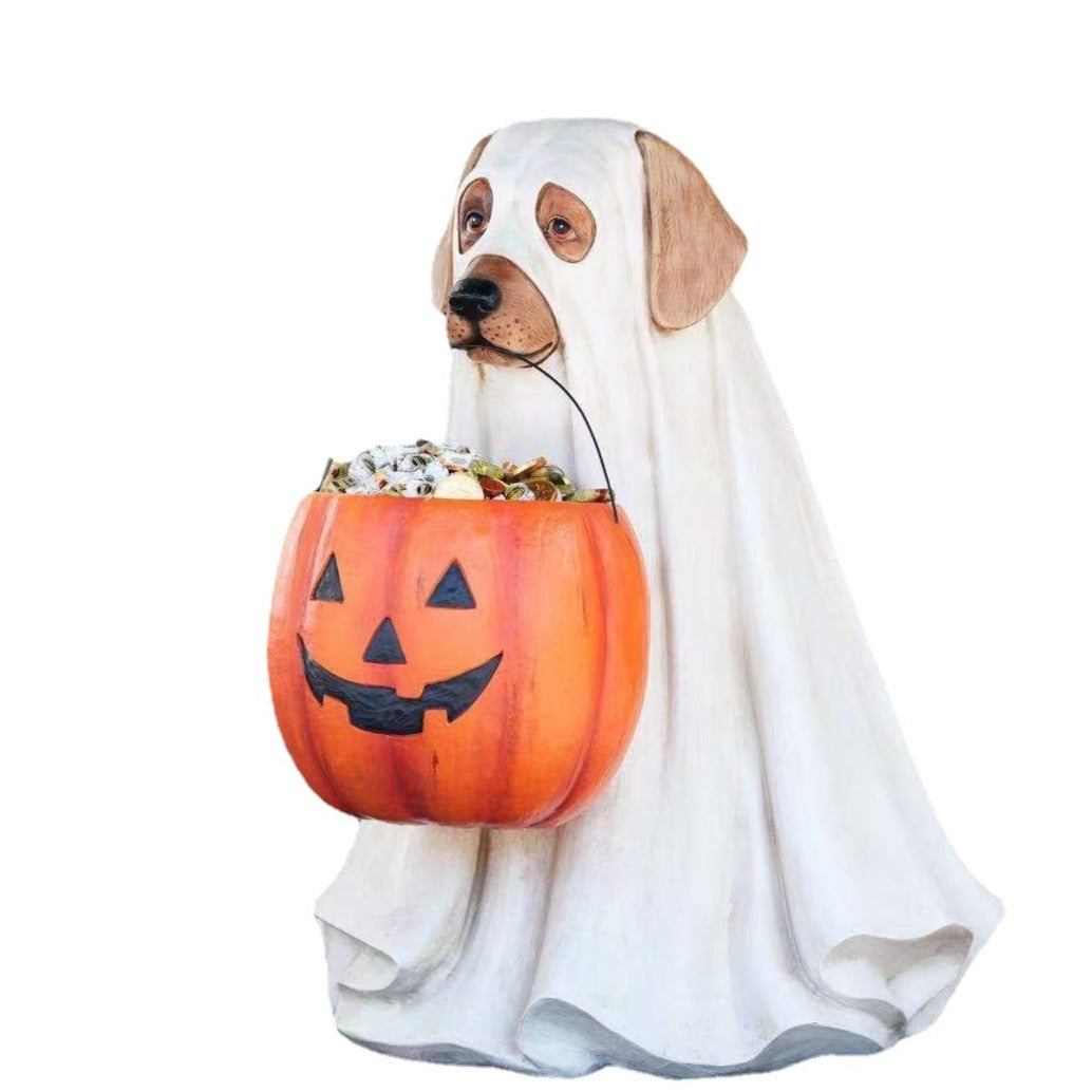 Cute Puppy Garden Figurine Statue