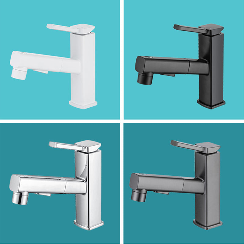 Stylish Lever Handle Kitchen Faucet with Rotating Spout