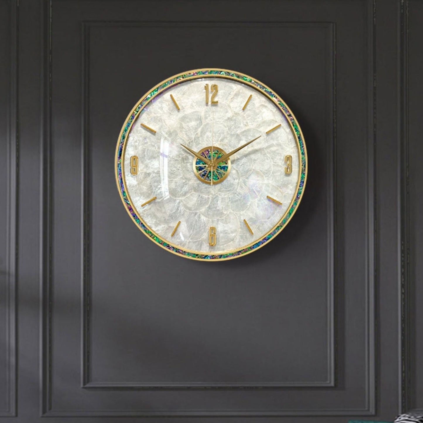 Classic Minimalist Wooden Wall Clock - Luxicro