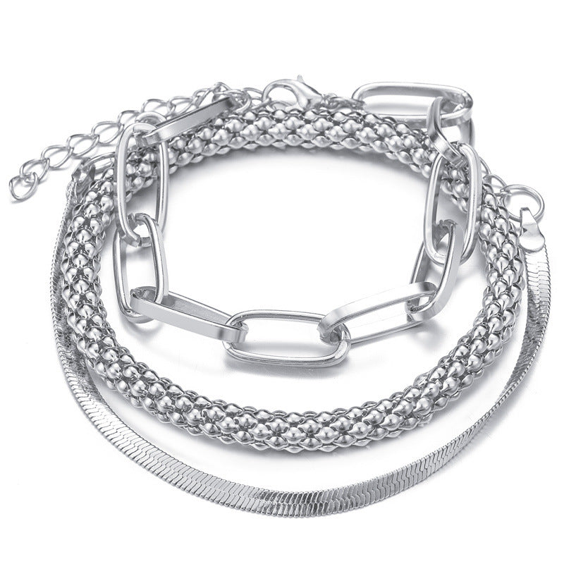 Stylish 3pc Fashionable Bangle Set
