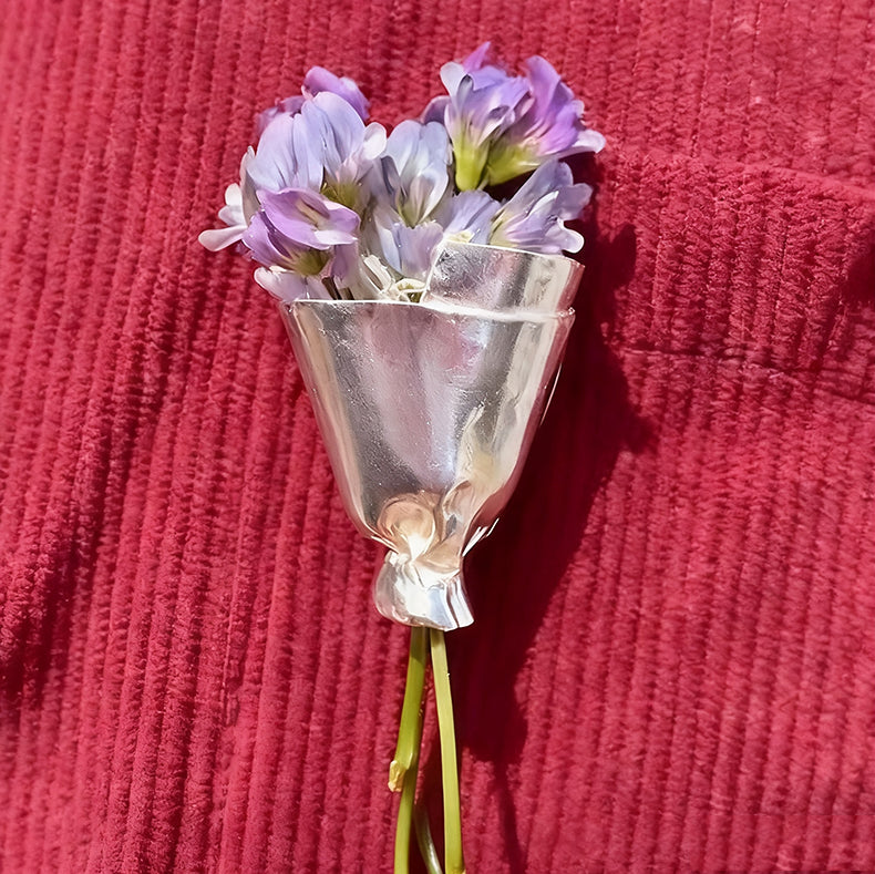 Floral Pattern Jewelry Brooch