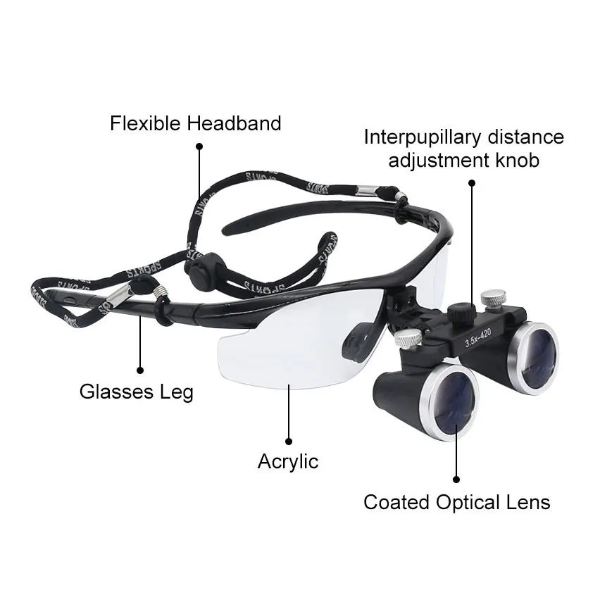 Medical Lab Magnifying Dental Loupes Binoculars