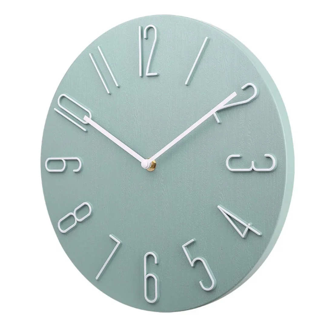 Colorful Large Wall Clock With Bold Design