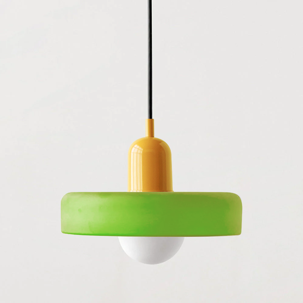 Stylish Hanging Glass Light for Kitchen Tables