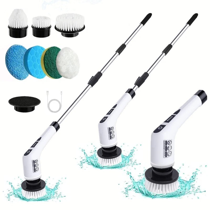 Powerful Rotary Cleaning Brush Scrubber Tool - Luxicro