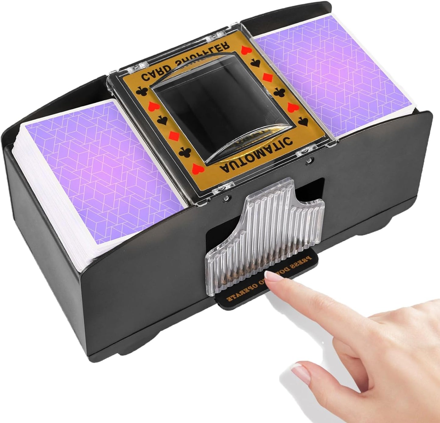 Easy Use Card Shuffler Machine for Poker Nights - Luxicro