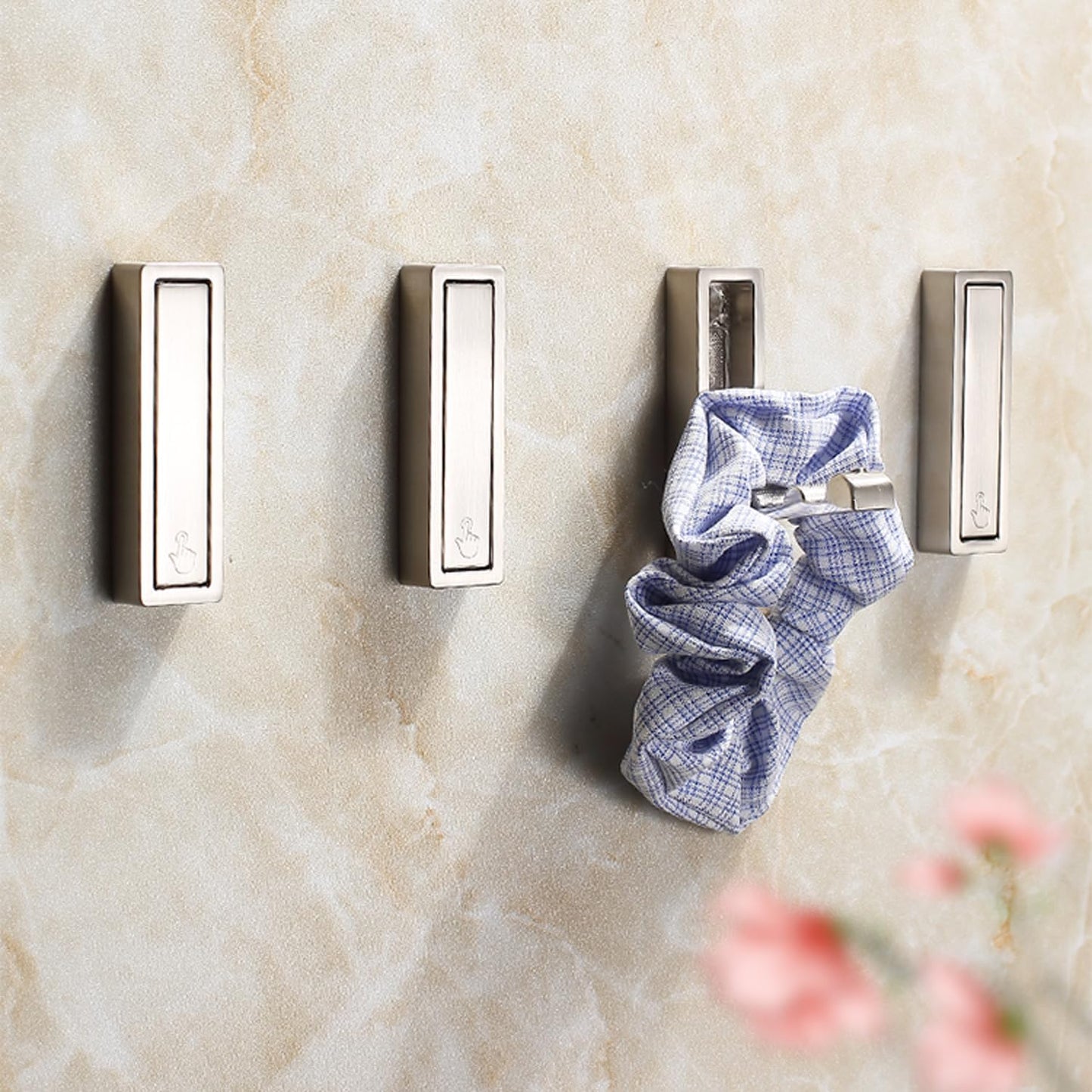 Space Saving Foldable Wall Hook with 90° Rotation