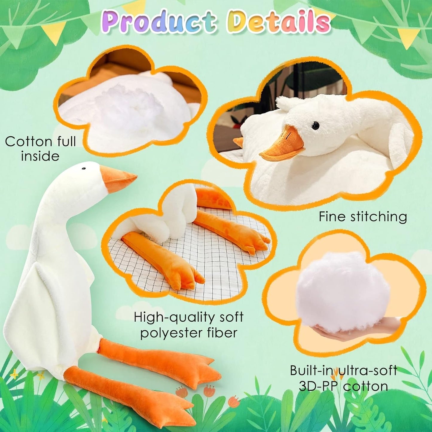 Big Hug Giant Plush Toy Goose