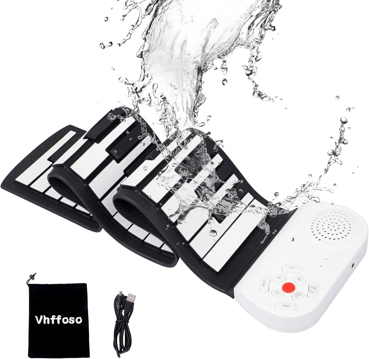 Compact Foldable Electronic Piano Keyboard - Luxicro