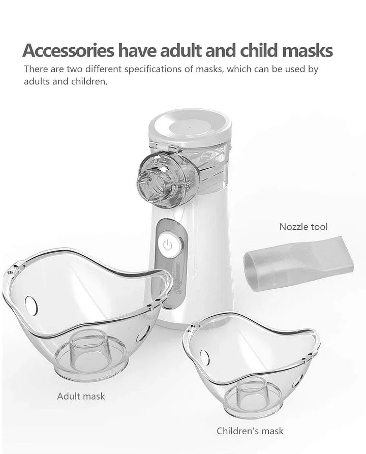 Mini Handheld Nebulizer - Easy Breathing Aid Device