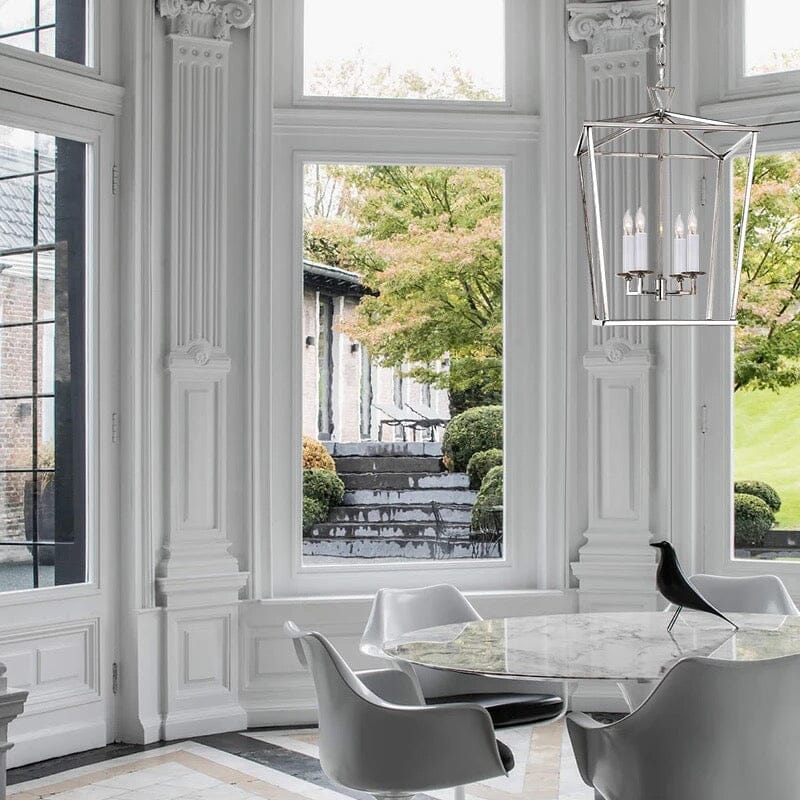 Vintage Metal Lantern Pendant Lighting for Dining Areas